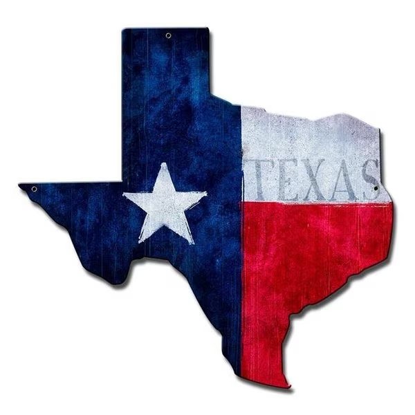15 x 15 in. Texas State Flag Plasma Sign, Pulvinar, Mfr#: PU1127285